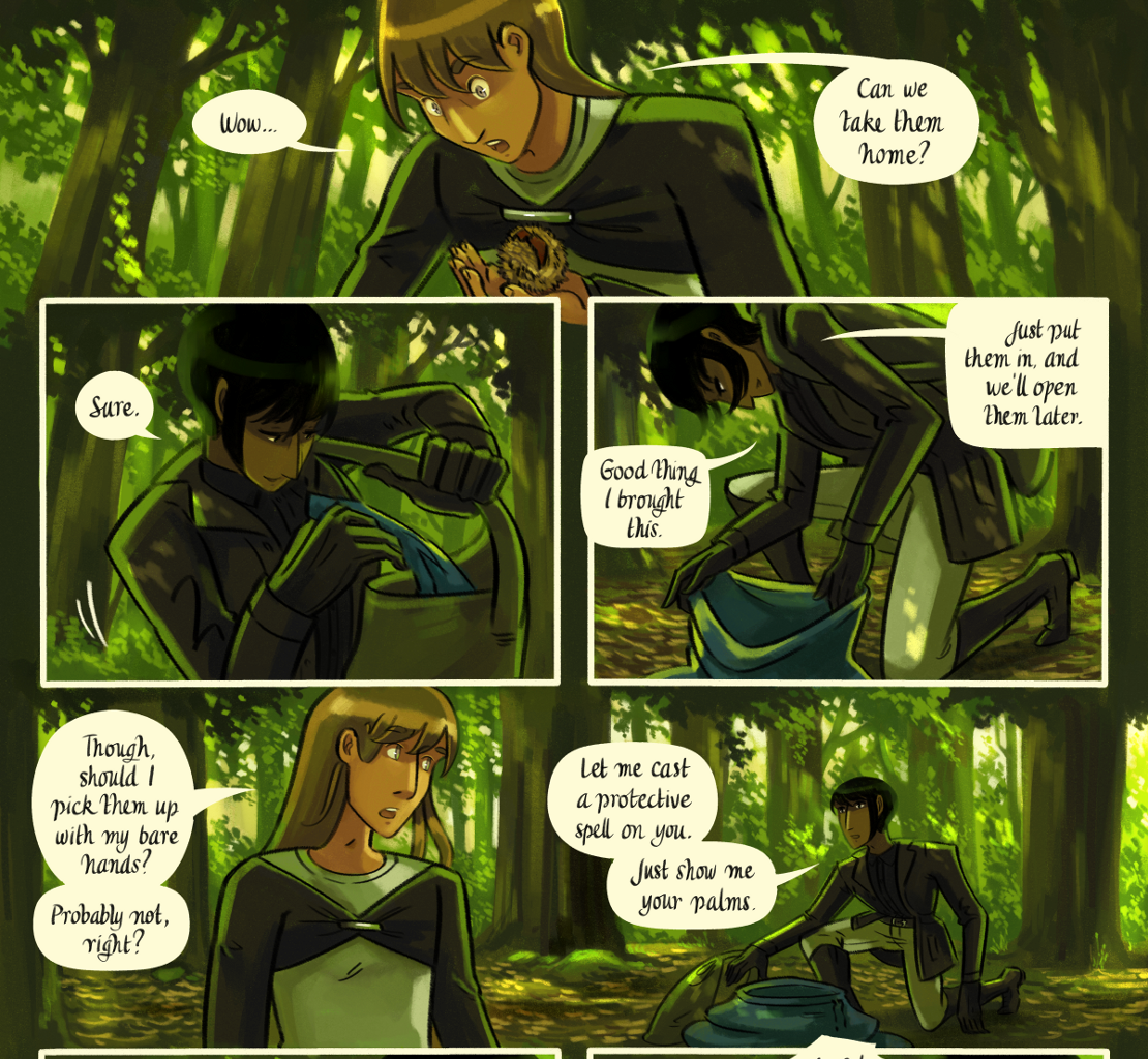 The Gifts of Darkness - Episode 7, Page 15: Chapter 7: The clearing in the woods