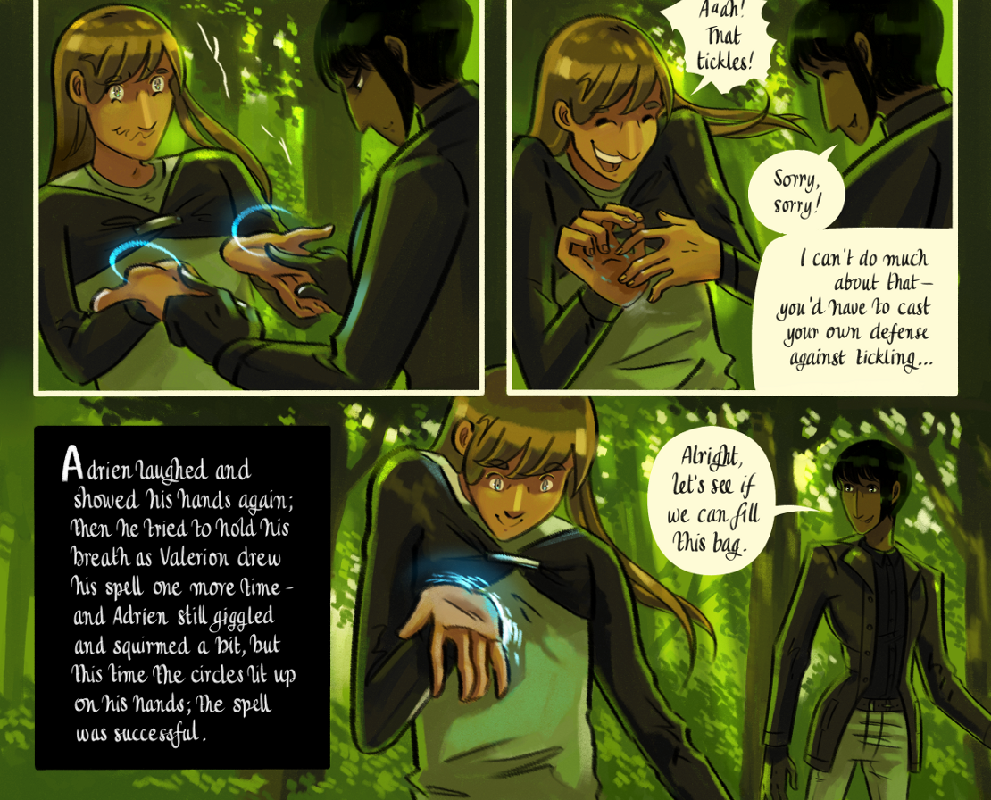 The Gifts of Darkness - Episode 7, Page 15: Chapter 7: The clearing in the woods