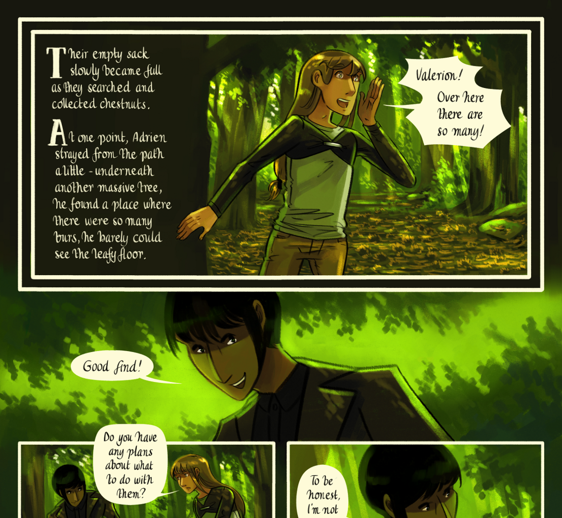 The Gifts of Darkness - Episode 7, Page 16: Chapter 7: The clearing in the woods