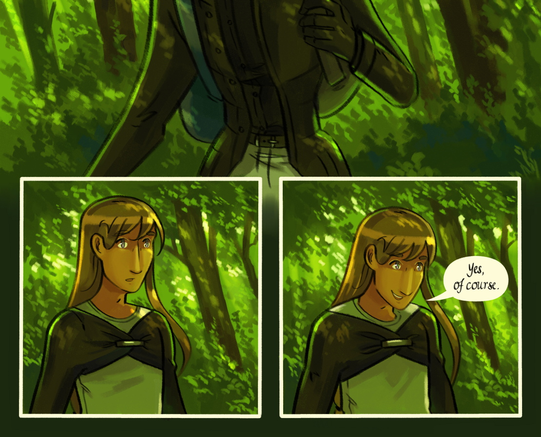 The Gifts of Darkness - Episode 7, Page 17: Chapter 7: The clearing in the woods