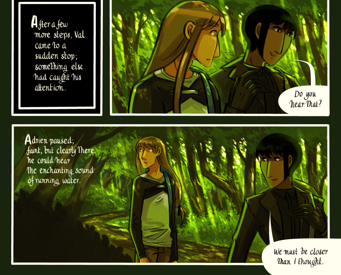 The Gifts of Darkness - Episode 7, Page 19: Chapter 7: The clearing in the woods