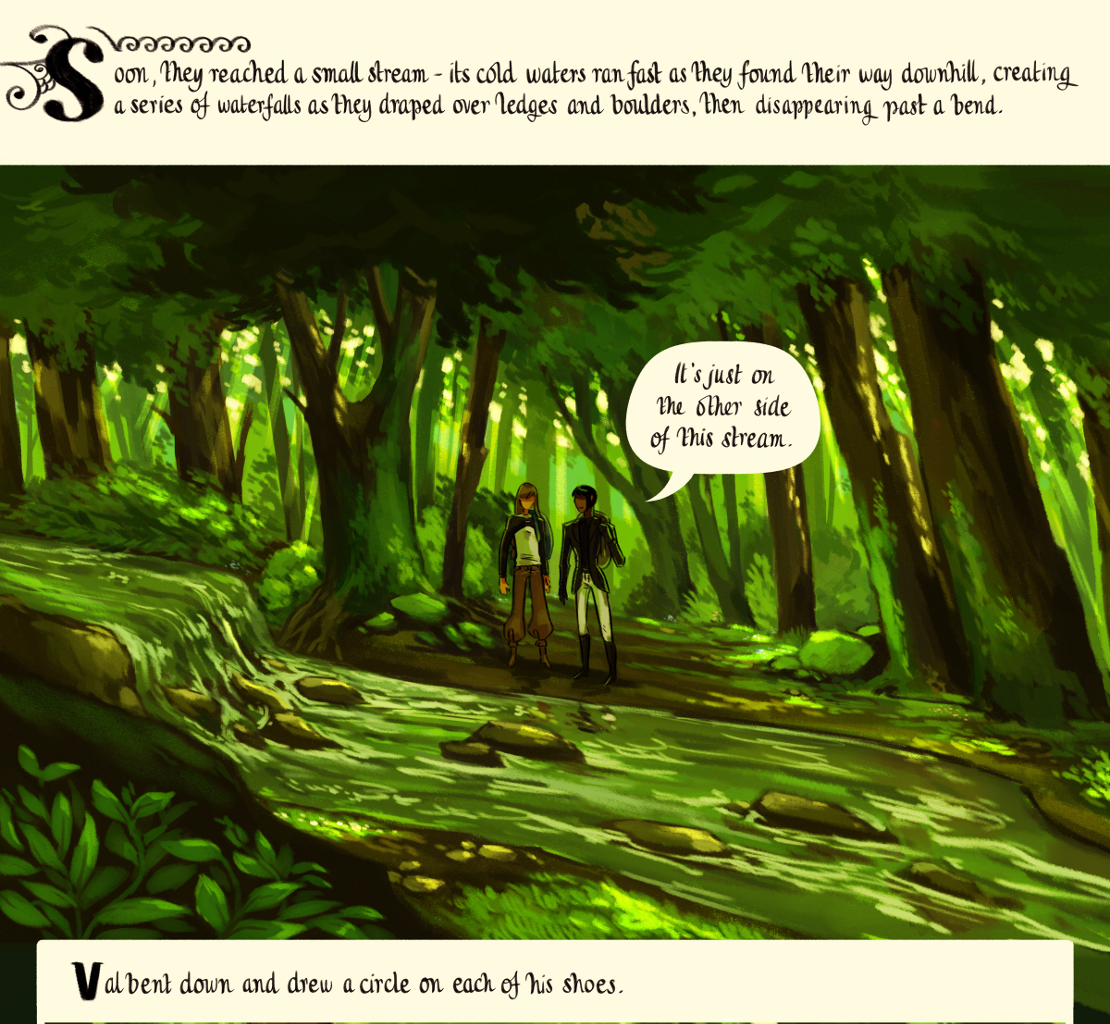 The Gifts of Darkness - Episode 7, Page 20: Chapter 7: The clearing in the woods