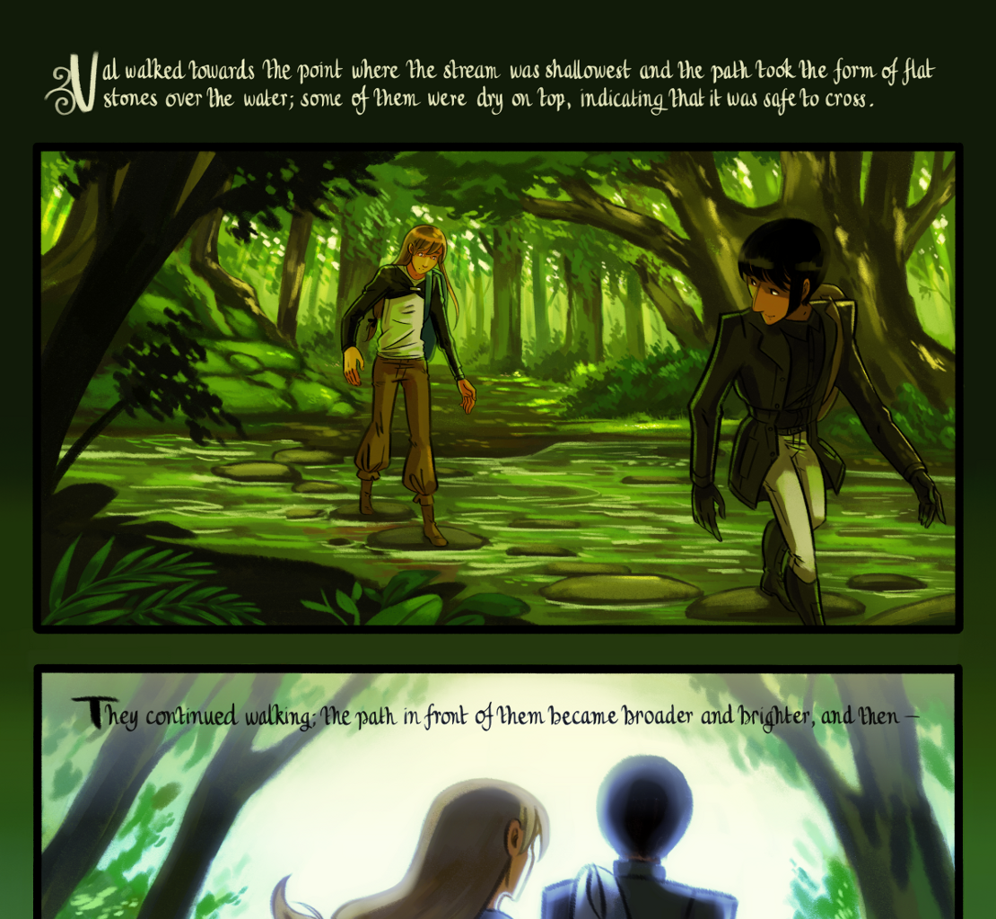 The Gifts of Darkness - Episode 7, Page 21: Chapter 7: The clearing in the woods