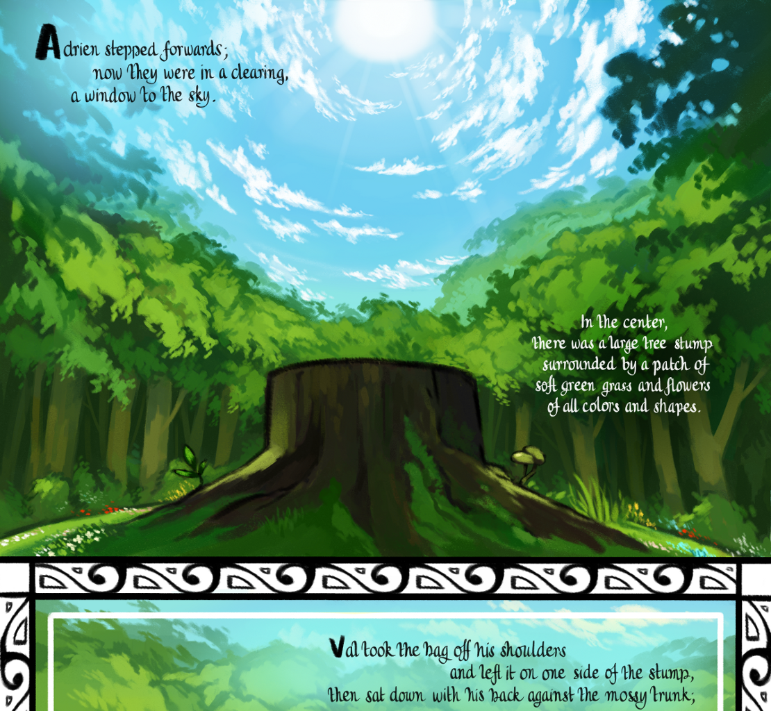 The Gifts of Darkness - Episode 7, Page 22: Chapter 7: The clearing in the woods