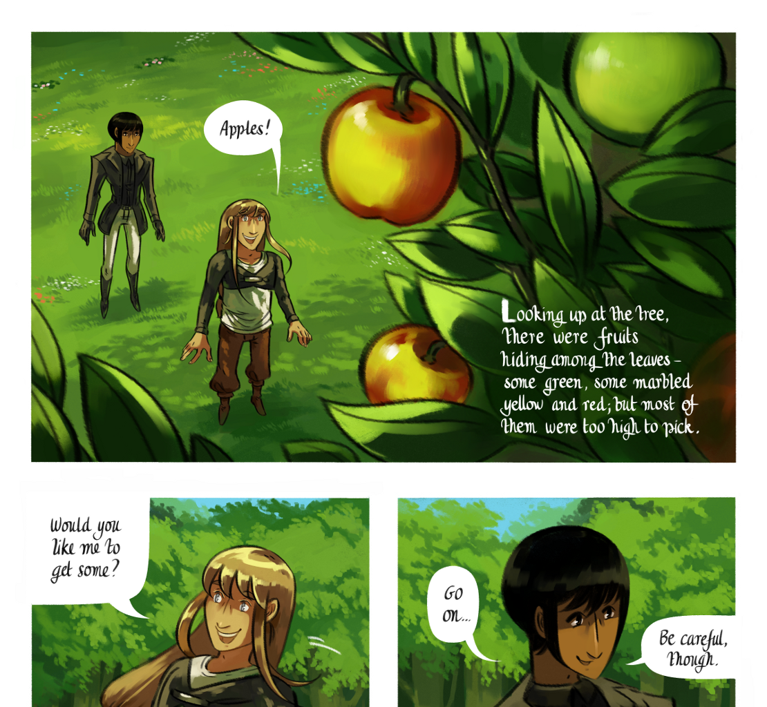 The Gifts of Darkness - Episode 7, Page 25: Chapter 7: The clearing in the woods