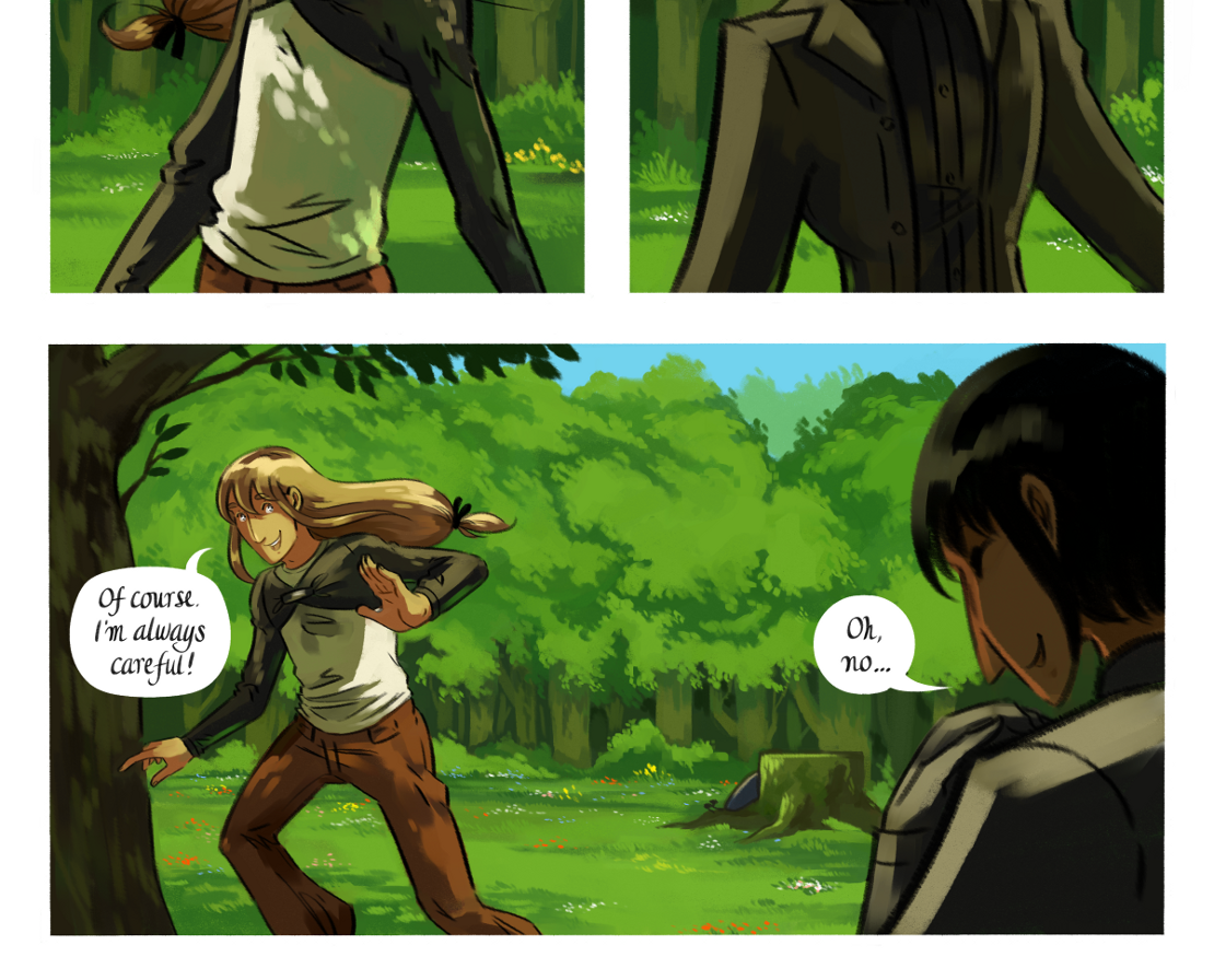 The Gifts of Darkness - Episode 7, Page 25: Chapter 7: The clearing in the woods