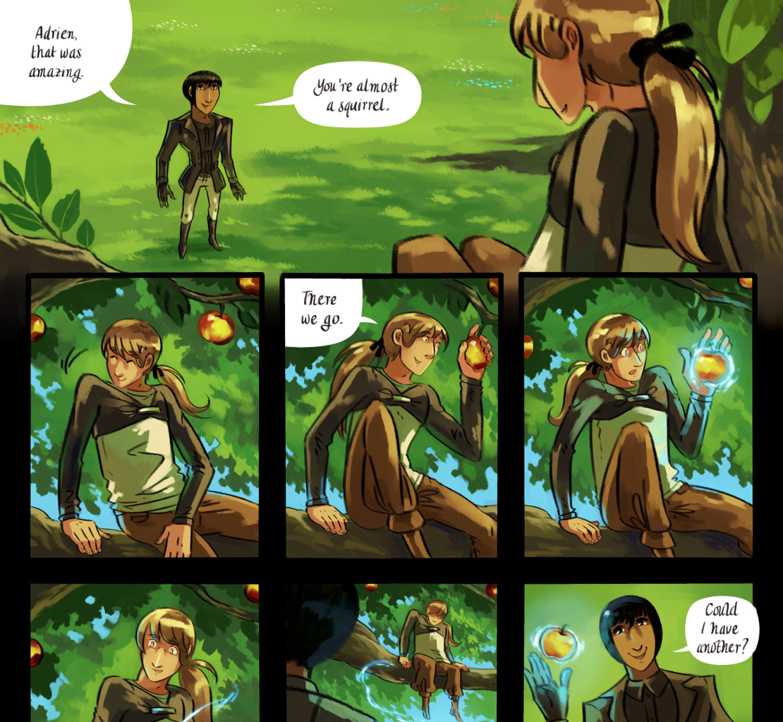 The Gifts of Darkness - Episode 7, Page 27: Chapter 7: The clearing in the woods