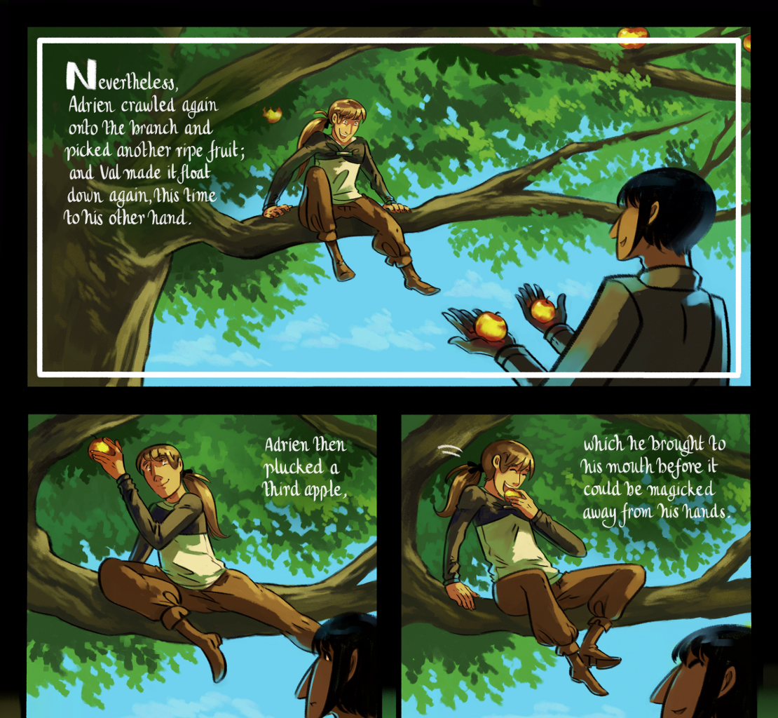 The Gifts of Darkness - Episode 7, Page 28: Chapter 7: The clearing in the woods