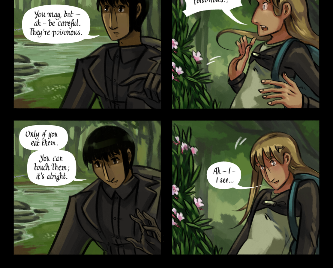 The Gifts of Darkness - Episode 7, Page 32: Chapter 7: The clearing in the woods