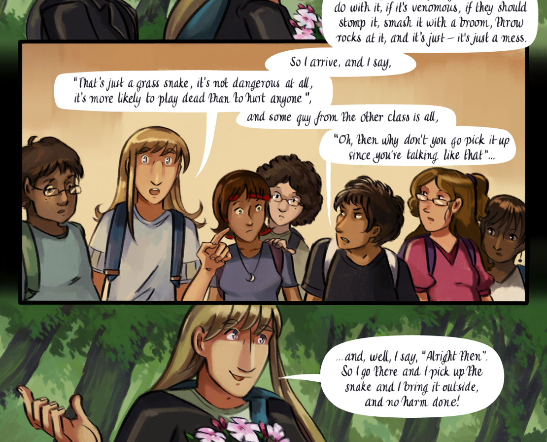 The Gifts of Darkness - Episode 7, Page 35: Chapter 7: The clearing in the woods
