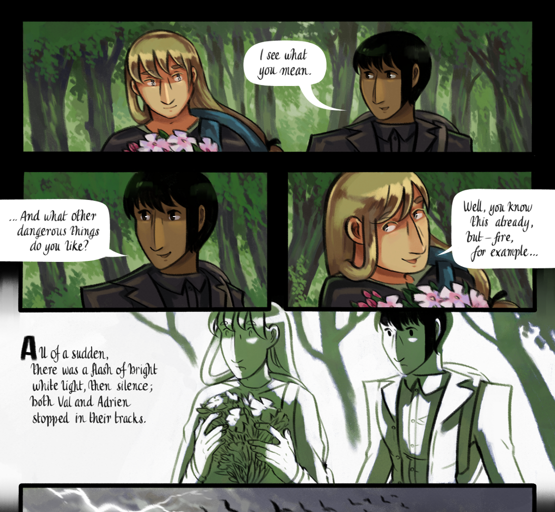 The Gifts of Darkness - Episode 7, Page 37: Chapter 7: The clearing in the woods