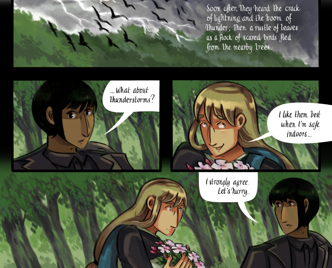 The Gifts of Darkness - Episode 7, Page 37: Chapter 7: The clearing in the woods