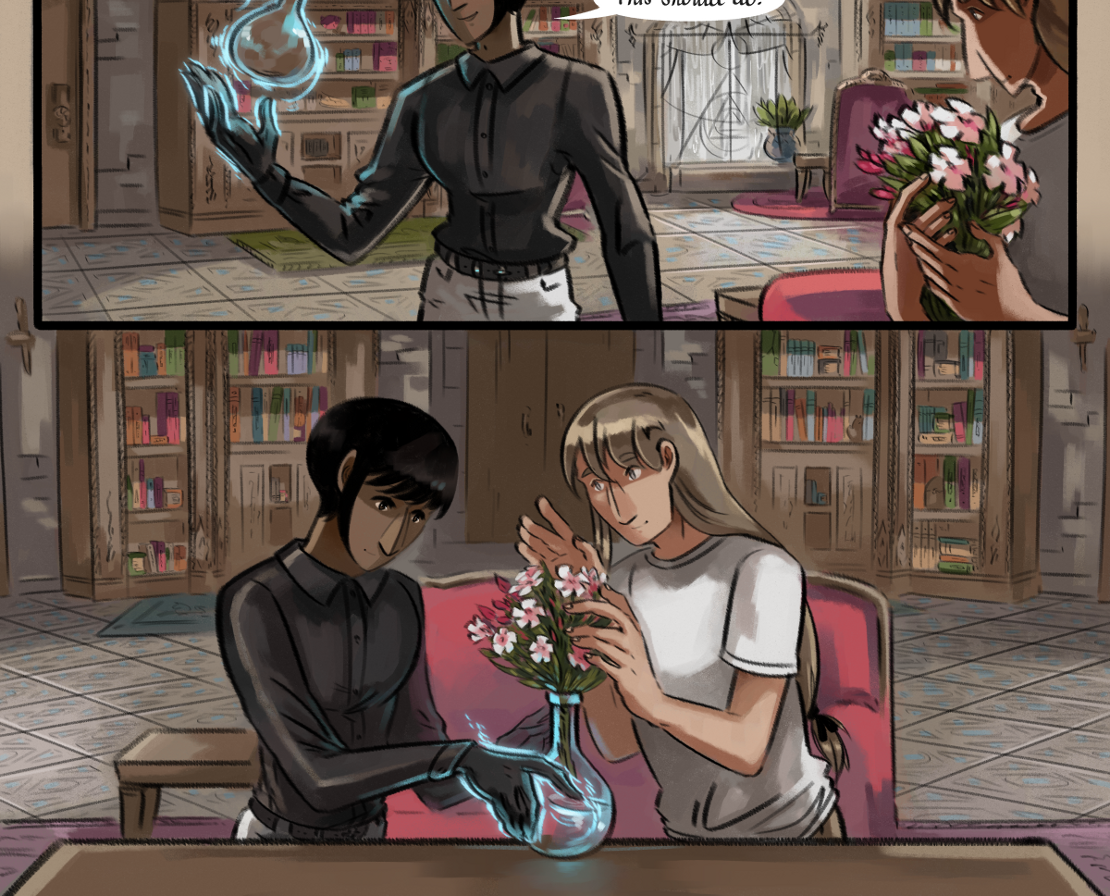 The Gifts of Darkness - Episode 7, Page 40: Chapter 7: The clearing in the woods