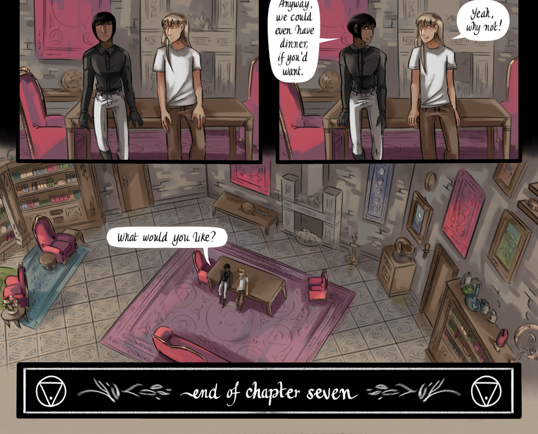 The Gifts of Darkness - Episode 7, Page 42: Chapter 7: The clearing in the woods