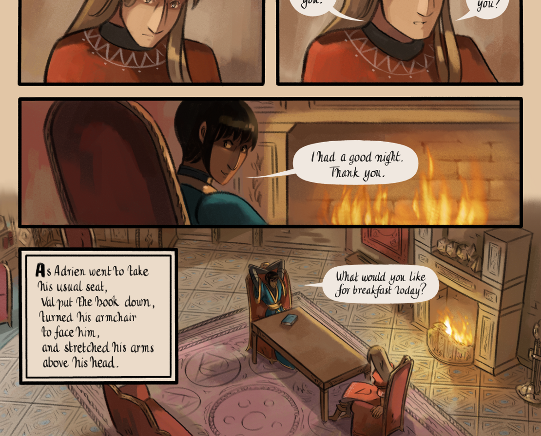The Gifts of Darkness - Episode 8, Page 6: Chapter 8: The enchanted kitchen