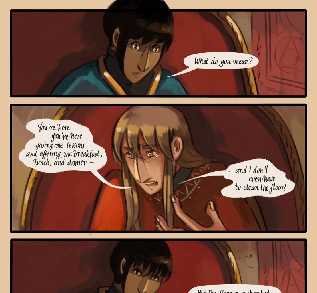 The Gifts of Darkness - Episode 8, Page 9: Chapter 8: The enchanted kitchen