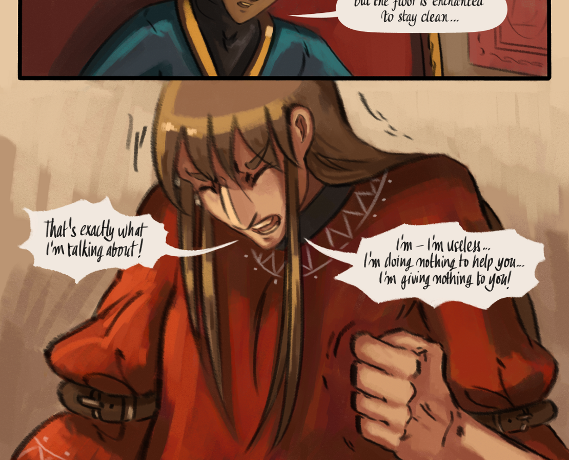 The Gifts of Darkness - Episode 8, Page 9: Chapter 8: The enchanted kitchen