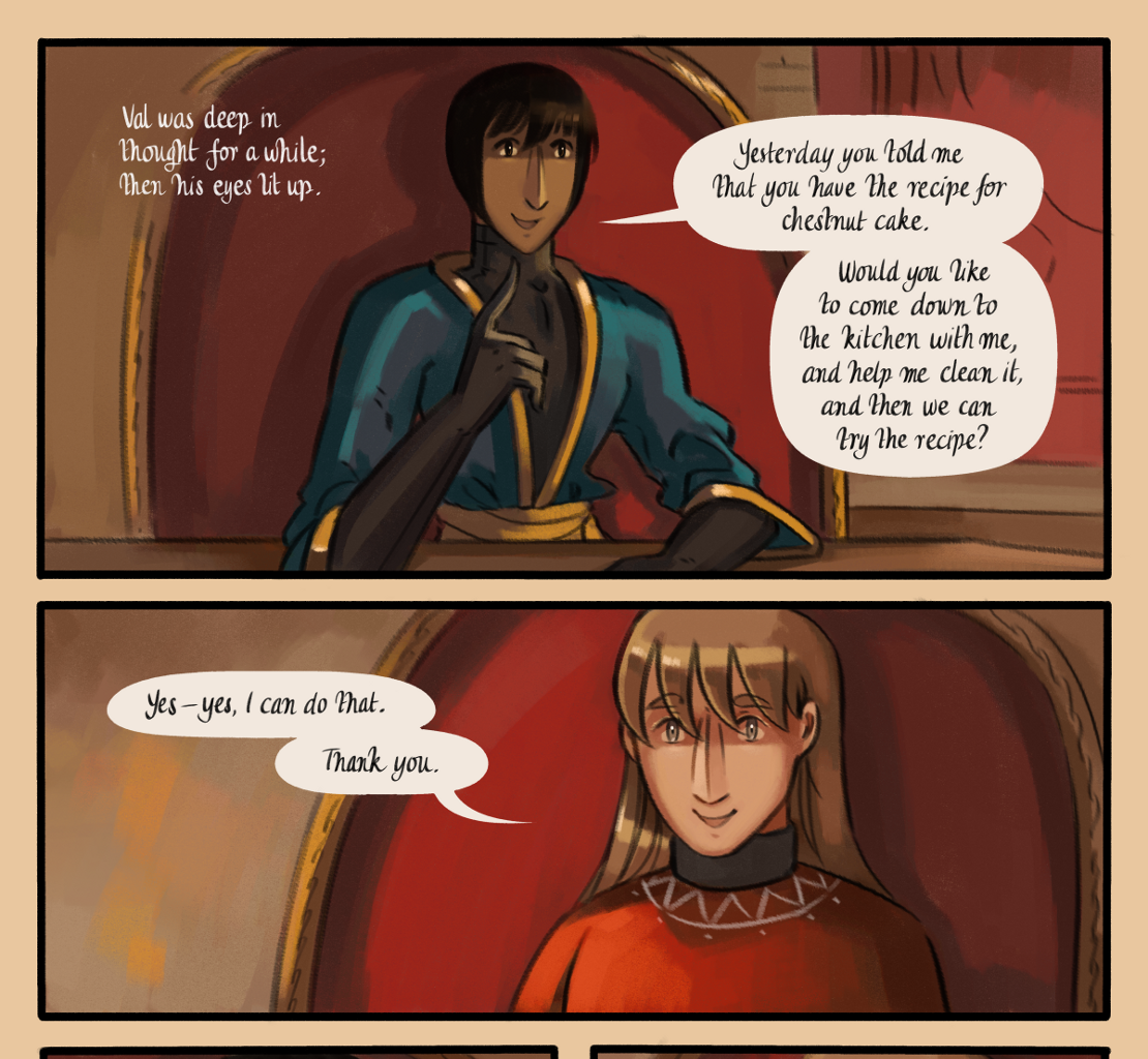 The Gifts of Darkness - Episode 8, Page 12: Chapter 8: The enchanted kitchen