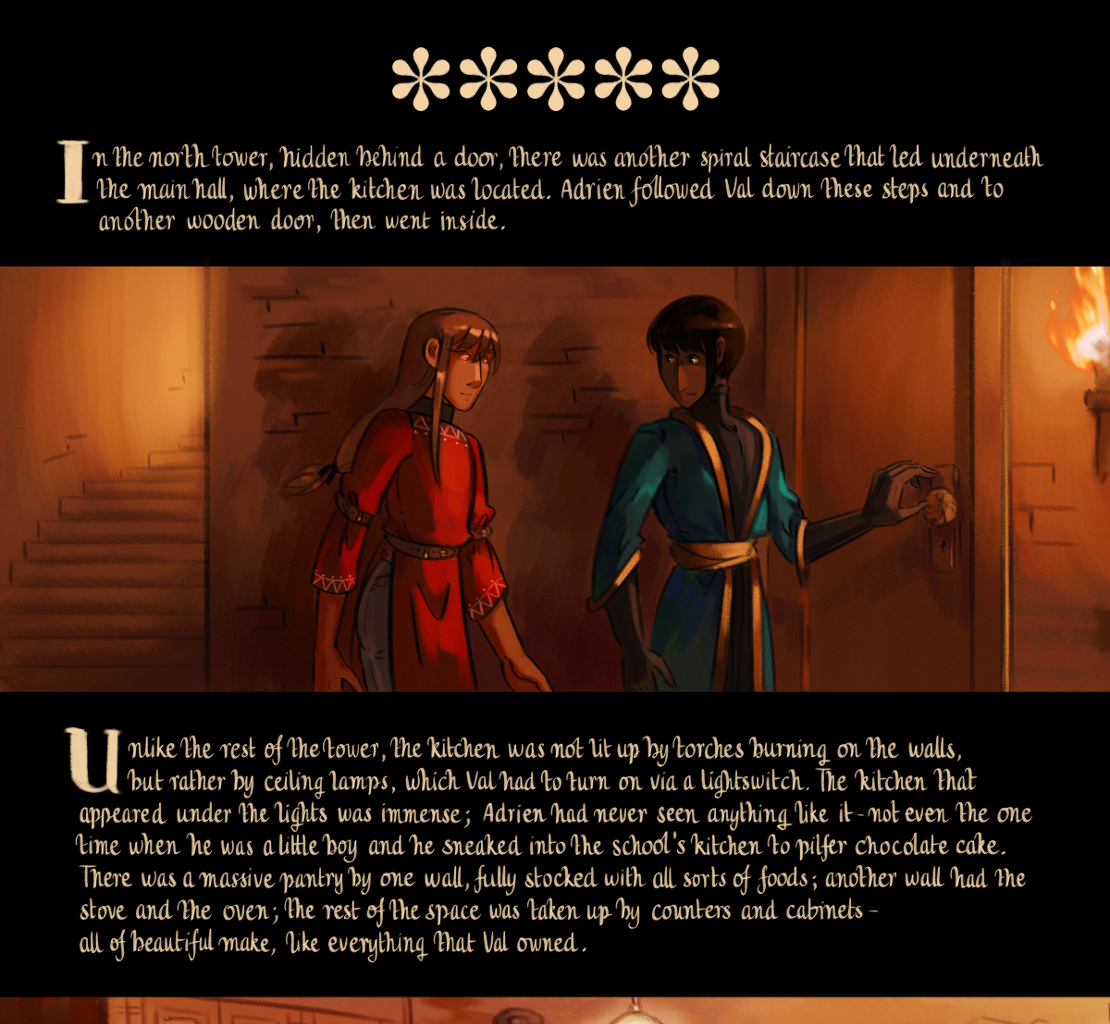 The Gifts of Darkness - Episode 8, Page 13: Chapter 8: The enchanted kitchen