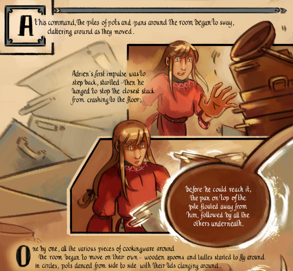 The Gifts of Darkness - Episode 8, Page 15: Chapter 8: The enchanted kitchen