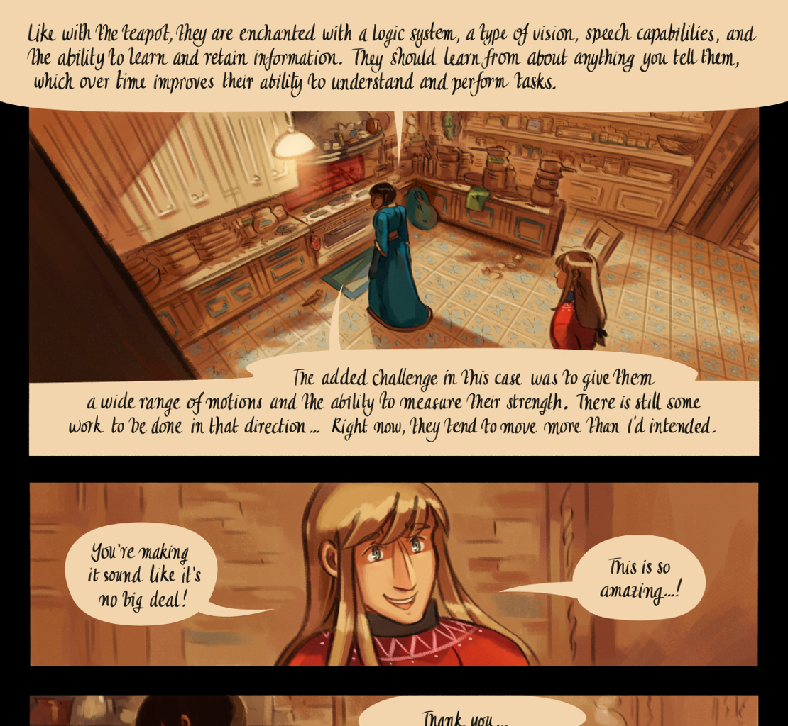 The Gifts of Darkness - Episode 8, Page 20: Chapter 8: The enchanted kitchen
