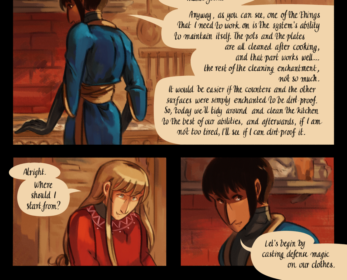 The Gifts of Darkness - Episode 8, Page 20: Chapter 8: The enchanted kitchen