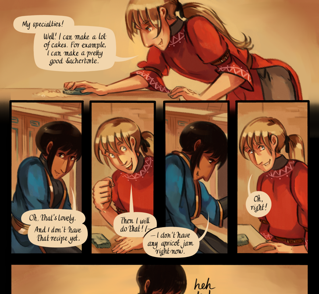 The Gifts of Darkness - Episode 8, Page 23: Chapter 8: The enchanted kitchen