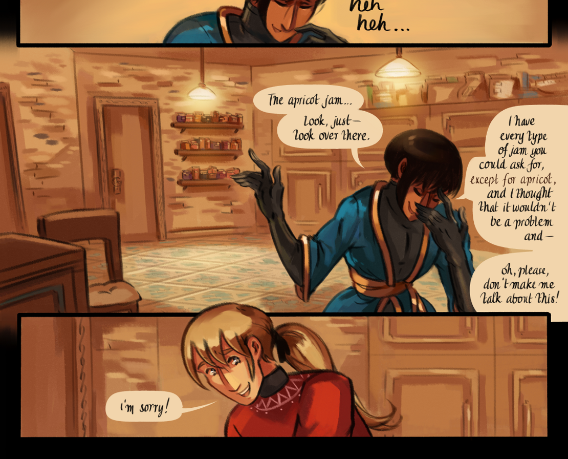 The Gifts of Darkness - Episode 8, Page 23: Chapter 8: The enchanted kitchen