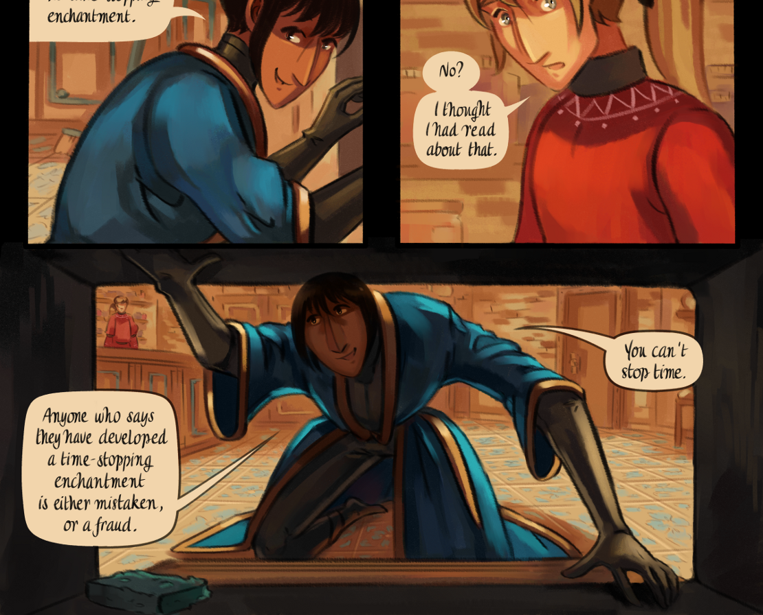 The Gifts of Darkness - Episode 8, Page 25: Chapter 8: The enchanted kitchen