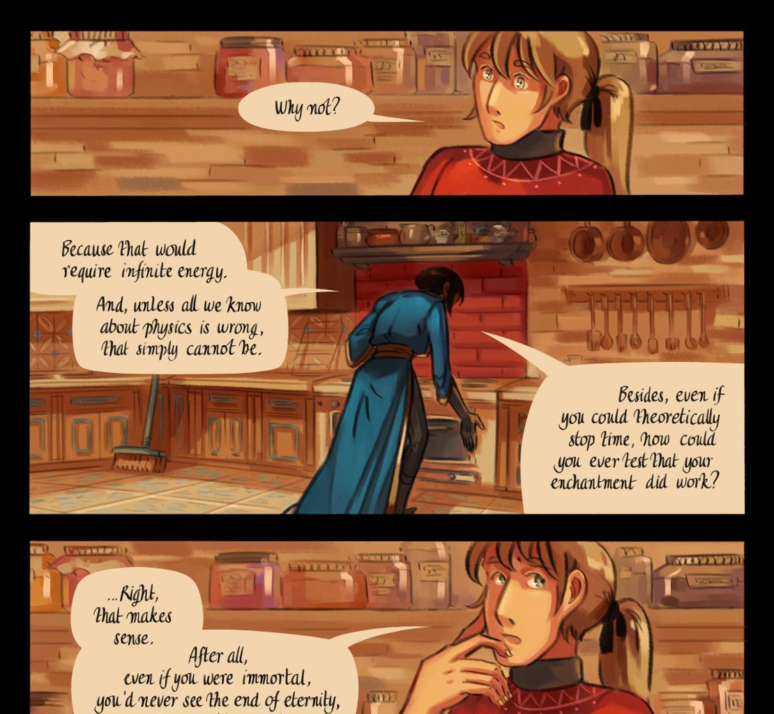 The Gifts of Darkness - Episode 8, Page 26: Chapter 8: The enchanted kitchen