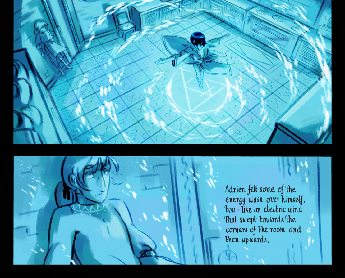 The Gifts of Darkness - Episode 8, Page 28: Chapter 8: The enchanted kitchen
