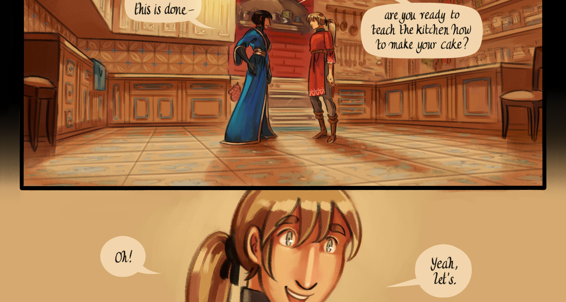 The Gifts of Darkness - Episode 8, Page 29: Chapter 8: The enchanted kitchen