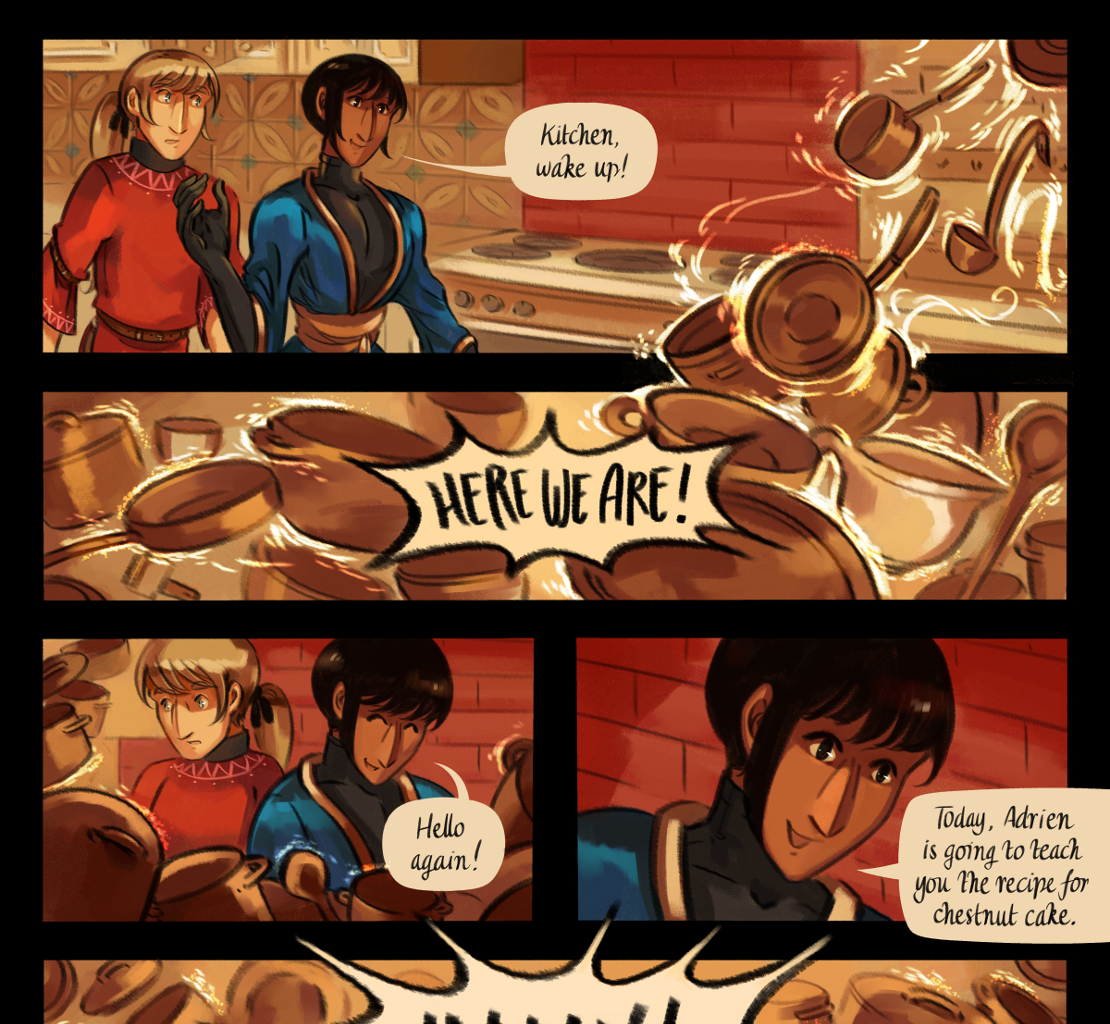The Gifts of Darkness - Episode 8, Page 30: Chapter 8: The enchanted kitchen