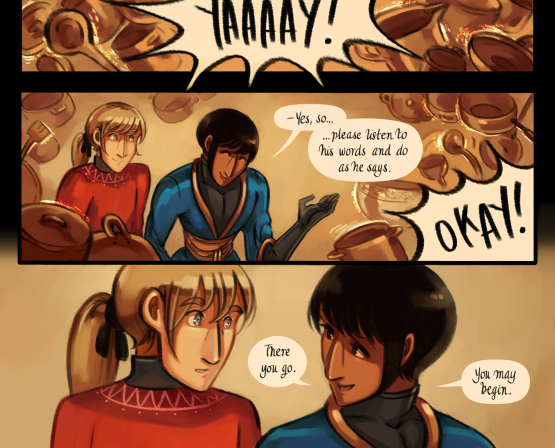 The Gifts of Darkness - Episode 8, Page 30: Chapter 8: The enchanted kitchen