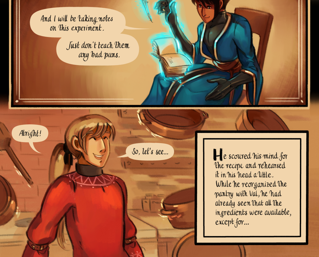 The Gifts of Darkness - Episode 8, Page 31: Chapter 8: The enchanted kitchen