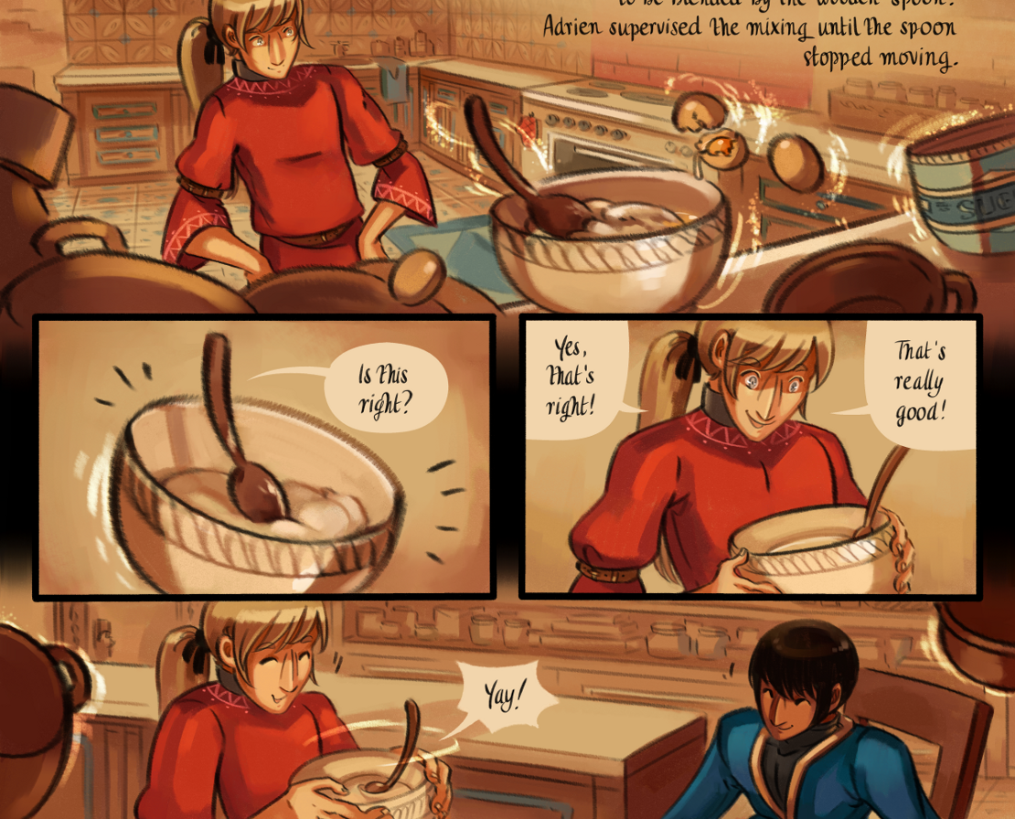 The Gifts of Darkness - Episode 8, Page 33: Chapter 8: The enchanted kitchen