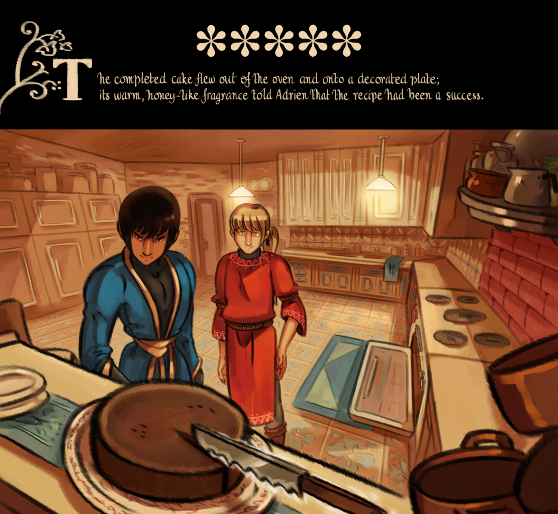 The Gifts of Darkness - Episode 8, Page 34: Chapter 8: The enchanted kitchen