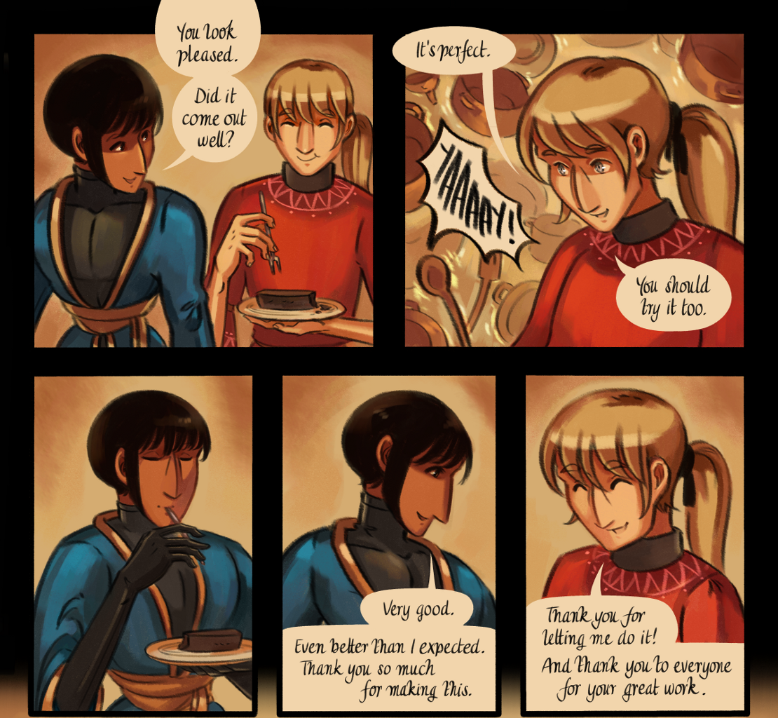 The Gifts of Darkness - Episode 8, Page 35: Chapter 8: The enchanted kitchen