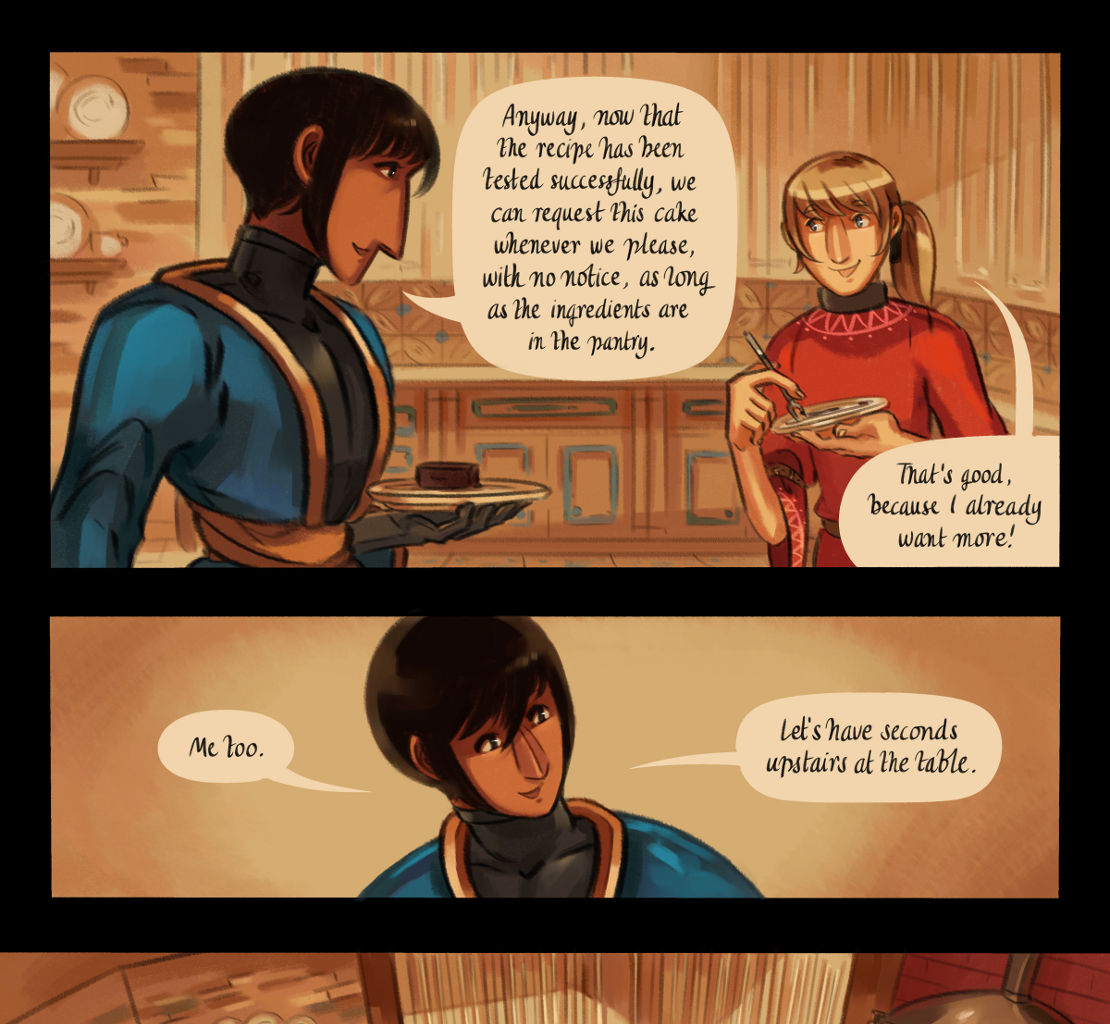 The Gifts of Darkness - Episode 8, Page 36: Chapter 8: The enchanted kitchen