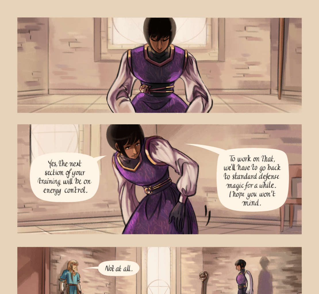 The Gifts of Darkness - Episode 9, Page 3: Chapter 9: Little flames