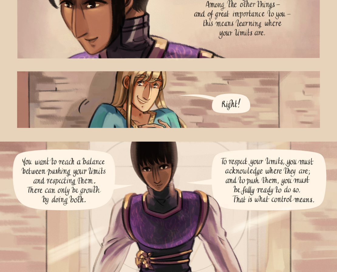 The Gifts of Darkness - Episode 9, Page 4: Chapter 9: Little flames