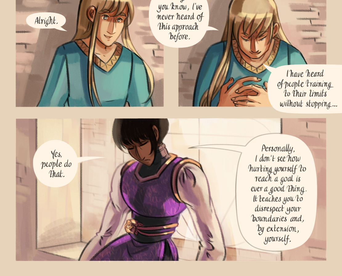 The Gifts of Darkness - Episode 9, Page 5: Chapter 9: Little flames