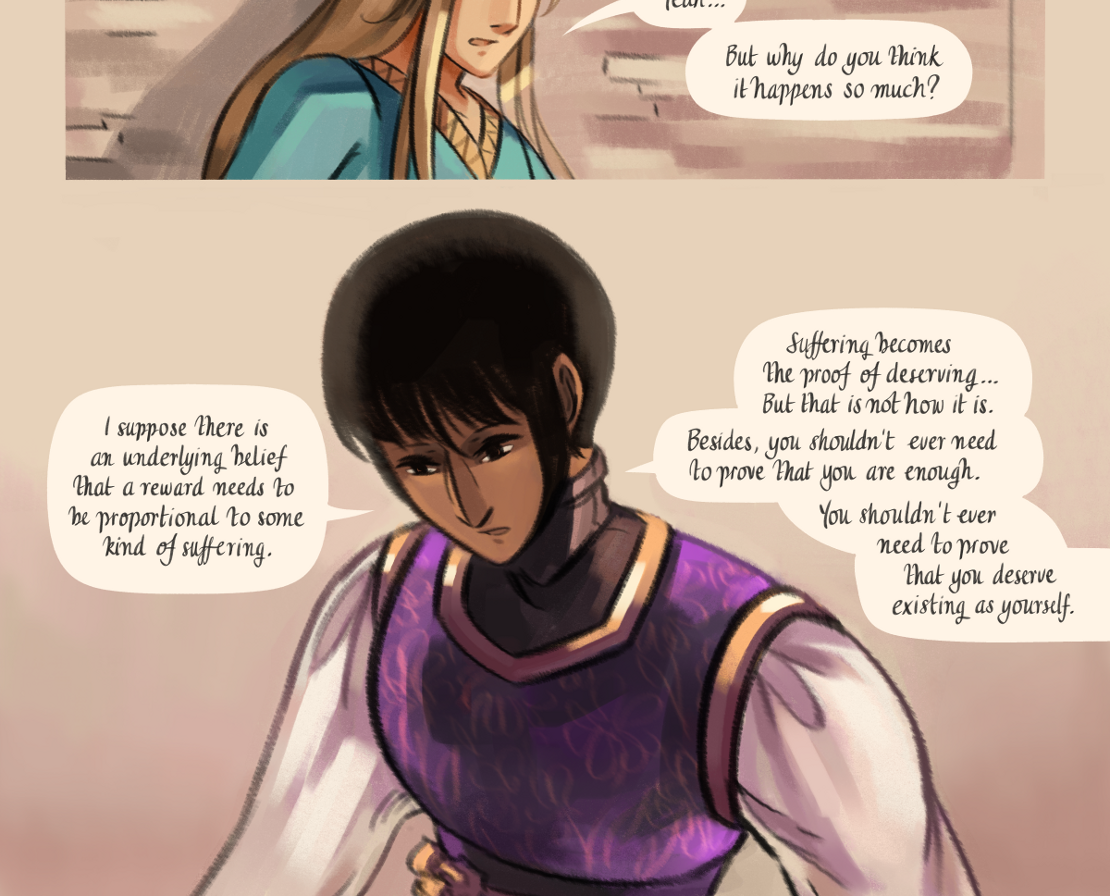The Gifts of Darkness - Episode 9, Page 6: Chapter 9: Little flames