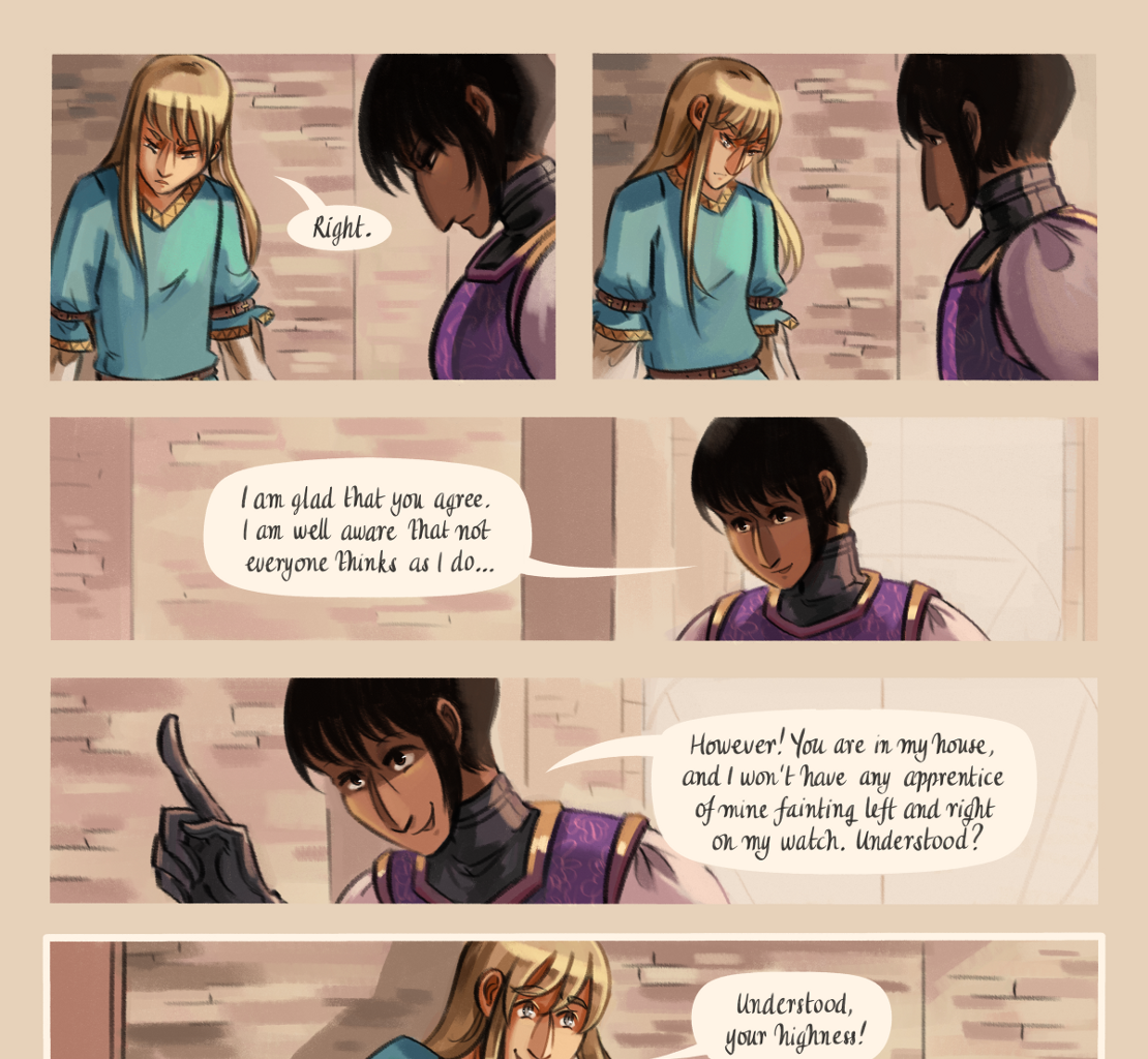 The Gifts of Darkness - Episode 9, Page 7: Chapter 9: Little flames