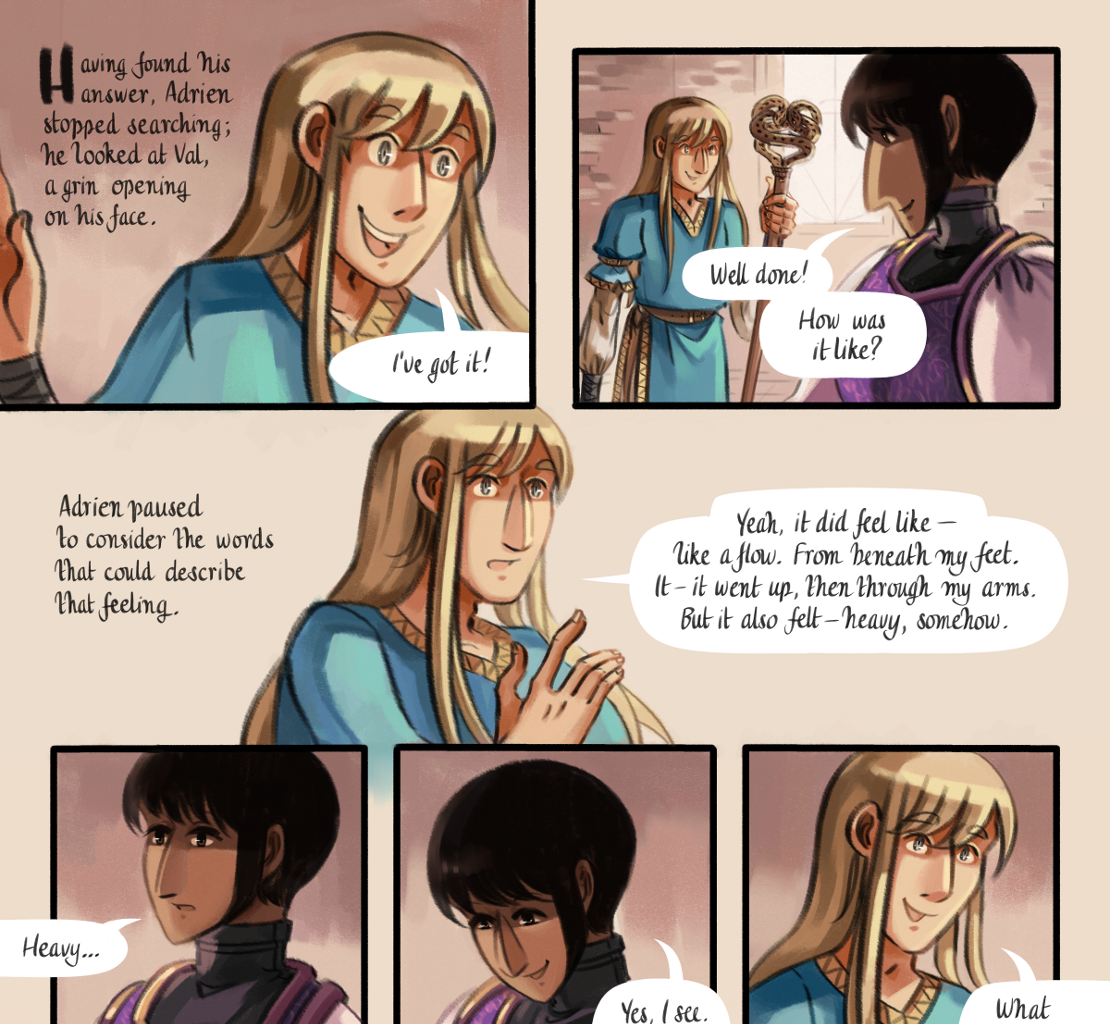 The Gifts of Darkness - Episode 9, Page 11: Chapter 9: Little flames