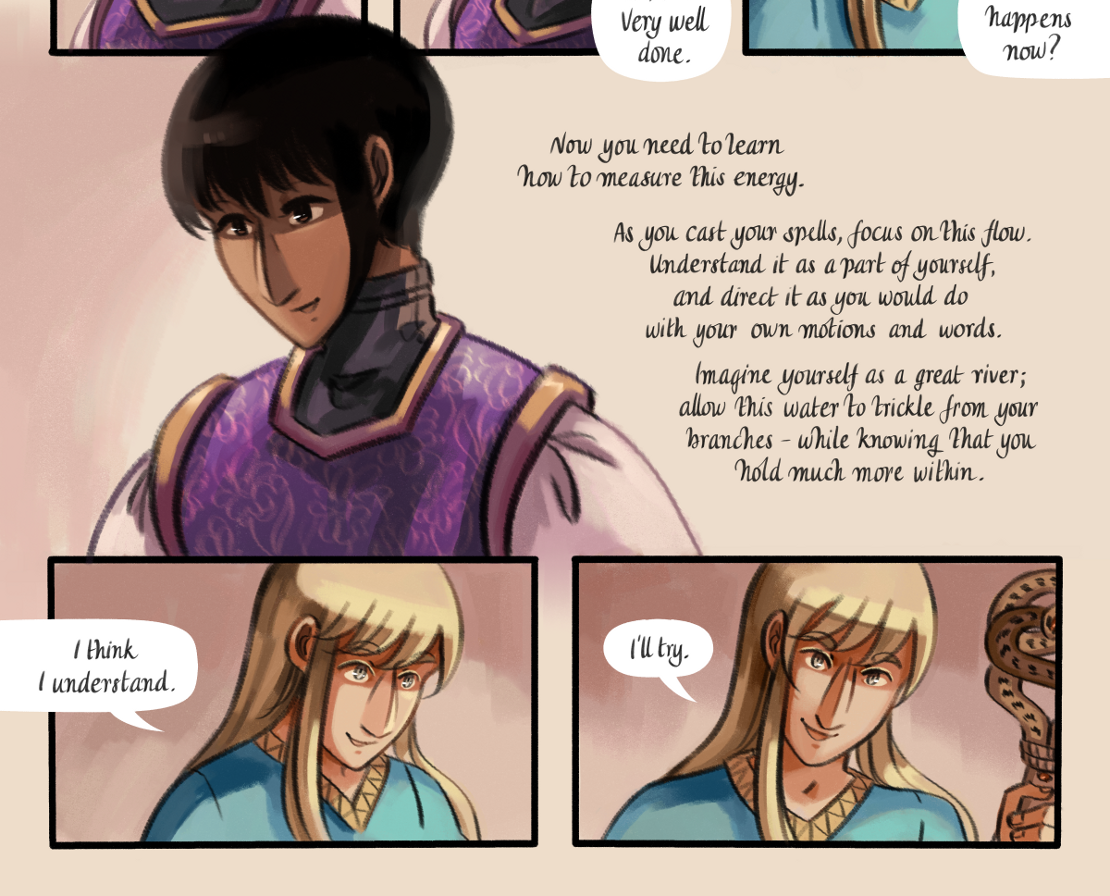 The Gifts of Darkness - Episode 9, Page 11: Chapter 9: Little flames