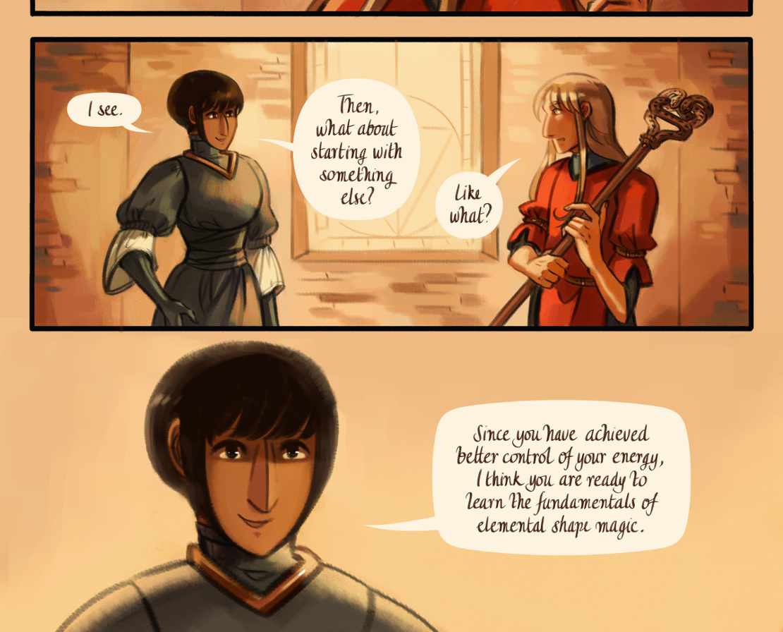 The Gifts of Darkness - Episode 9, Page 16: Chapter 9: Little flames