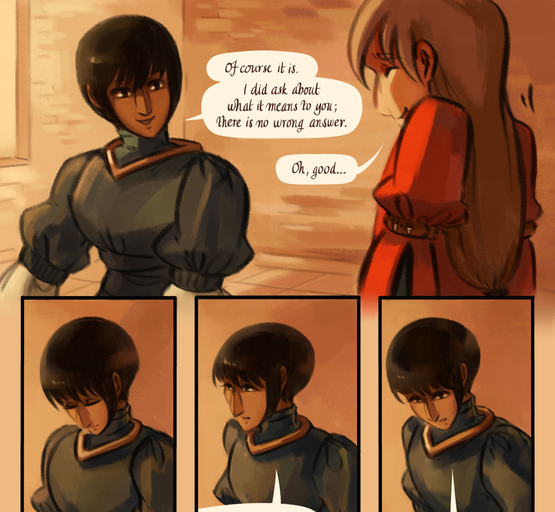 The Gifts of Darkness - Episode 9, Page 20: Chapter 9: Little flames