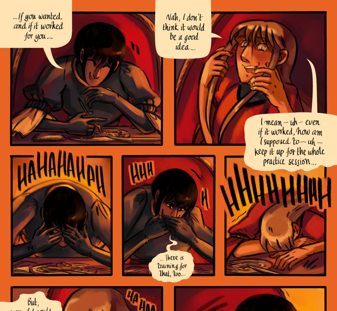 The Gifts of Darkness - Episode 9, Page 26: Chapter 9: Little flames