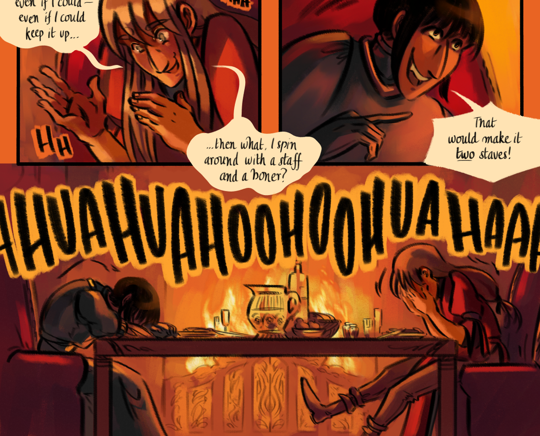 The Gifts of Darkness - Episode 9, Page 26: Chapter 9: Little flames